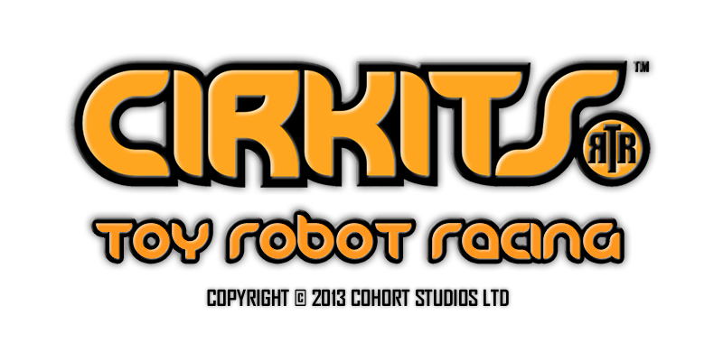 Cirkits Toy Robot Racing Game Logo